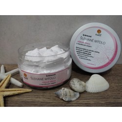 Šlehané mýdlo s mandlovým olejem - růžové dřevo