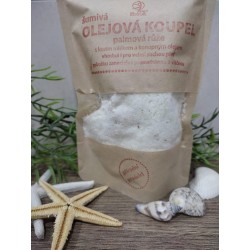 Olejová koupel s kozím mlékem a konopným olejem palmarosa