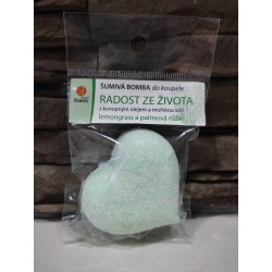 Srdíčková šumivka do koupele - RADOST ZE ŽIVOTA
