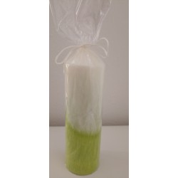 Svíčka s energií kamene - Zelený achát