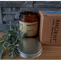 Aromaterapeutická Sójová Svíčka 200g - Mír